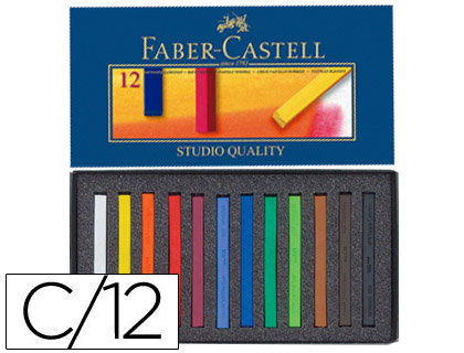 12 lápices pastel Faber Castell